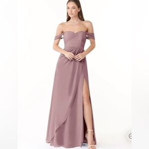 Azazie Millie Dusty Rose Bridesmaid Dress